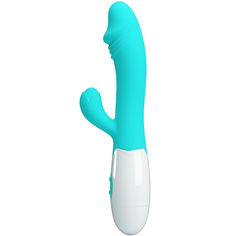 La marca PRETTY LOVE FLIRTATION nos facilita esta imagen de su producto PRETTY LOVE - SNAPPY VIBRADOR PUNTO G VERDE AGUA para nuestro catálogo.