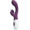 La marca PRETTY LOVE FLIRTATION nos facilita esta imagen de su producto PRETTY LOVE - BUTTERFLY KISS VIBRADOR RABBIT & ESTIMULADOR PUNTO G MORADO para nuestro catálogo.