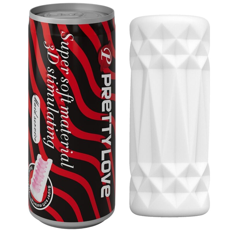 La marca PRETTY LOVE MALE nos facilita esta imagen de su producto PRETTY LOVE - LATA ESTIMULADOR 3D MODELO 1 para nuestro catálogo.