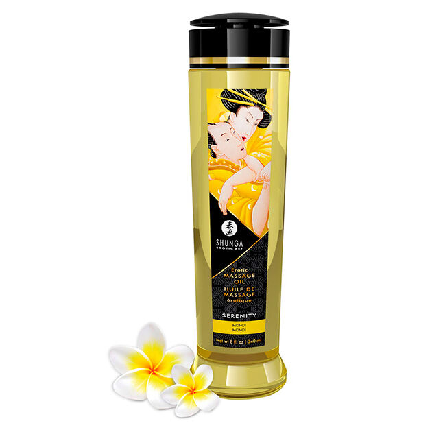La marca SHUNGA OILS nos facilita esta imagen de su producto SHUNGA - ACEITE DE MASAJE ERÓTICO SERENITY 240 ML para nuestro catálogo.