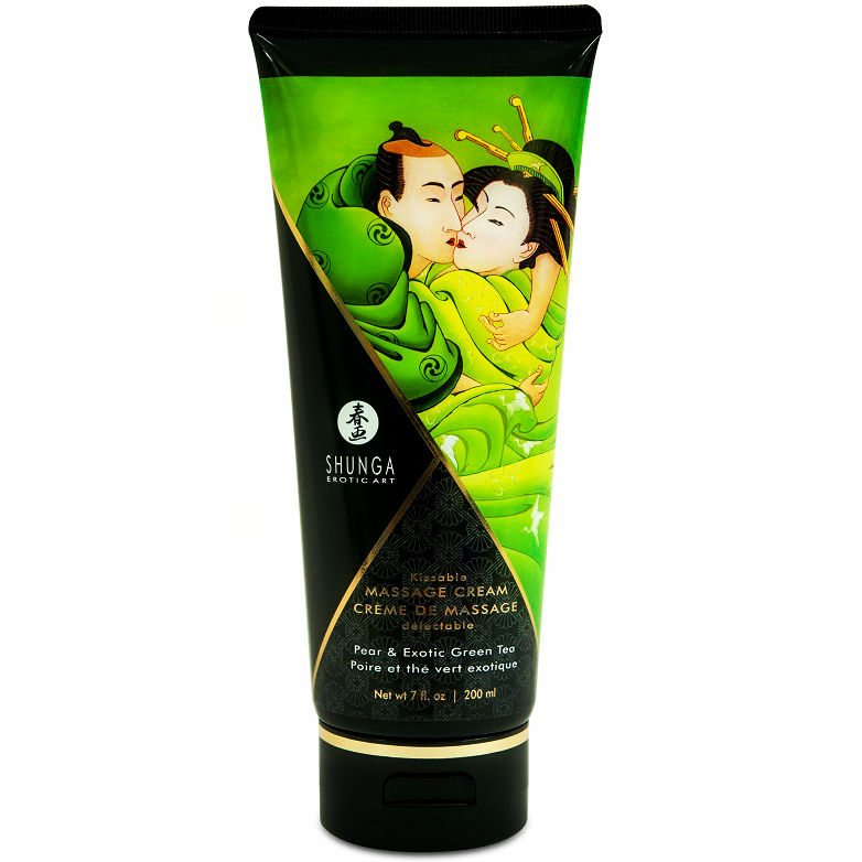 La marca SHUNGA MASSAGE CREAM nos facilita esta imagen de su producto SHUNGA - CREMA MASAJE PERA & TÉ VERDE 200 ML para nuestro catálogo.