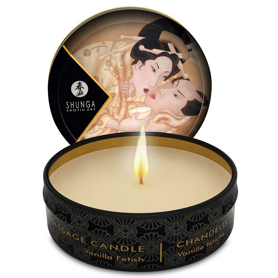 La marca SHUNGA CANDLES nos facilita esta imagen de su producto SHUNGA - MINI CARESS BY CANDELIGHT VELA MASAJE VAINILLA 30 ML para nuestro catálogo.