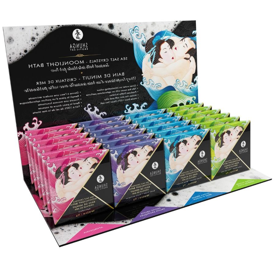 La marca SHUNGA BATH EXPERIENCE nos facilita esta imagen de su producto SHUNGA - LOVE BATH DISPLAY + 24 UNITS para nuestro catálogo.