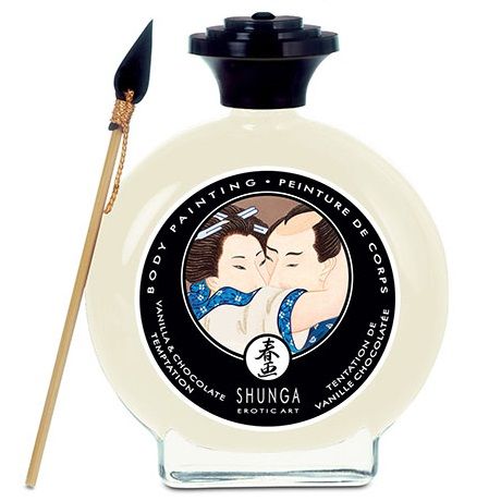 La marca SHUNGA MASSAGE CREAM nos facilita esta imagen de su producto SHUNGA - PINTURA CORPORAL DE VAINILLA Y CHOCOLATE para nuestro catálogo.