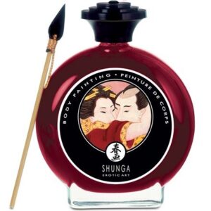 La marca SHUNGA MASSAGE CREAM nos facilita esta imagen de su producto SHUNGA - PINTURA CORPORAL DE FRESAS Y CAVA para nuestro catálogo.