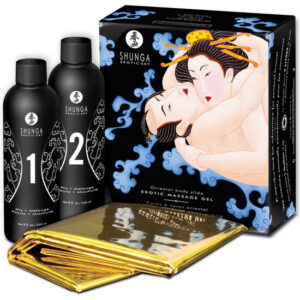 La marca SHUNGA KITS nos facilita esta imagen de su producto SHUNGA - GEL DE MASAJE ERÓTICO CUERPO A CUERPO ORIENTAL FRUTAS EXÓTICAS para nuestro catálogo.