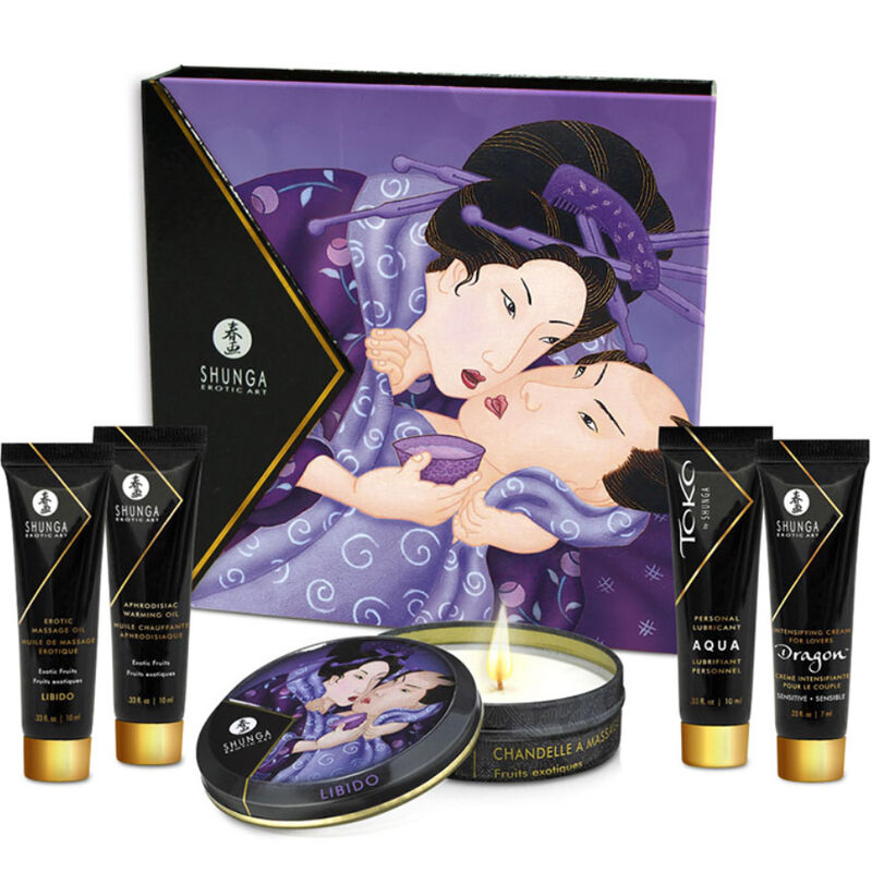 La marca SHUNGA KITS nos facilita esta imagen de su producto SHUNGA - SECRET GEISHA FRUTAS EXOTICAS para nuestro catálogo.