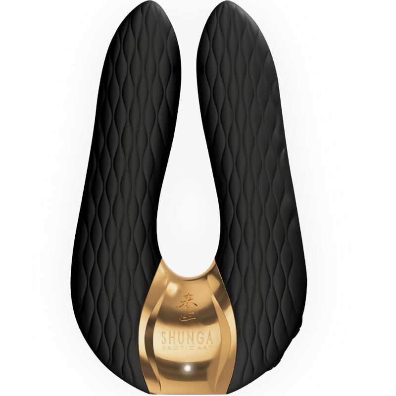 La marca SHUNGA TOYS nos facilita esta imagen de su producto SHUNGA - AIKO MASAJEADOR INTIMO NEGRO para nuestro catálogo.