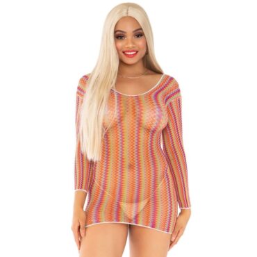 La marca LEG AVENUE DRESSES nos facilita esta imagen de su producto LEG AVENUE - VESTIDO CORTO MULTICOLOR TALLA ÚNICA para nuestro catálogo.