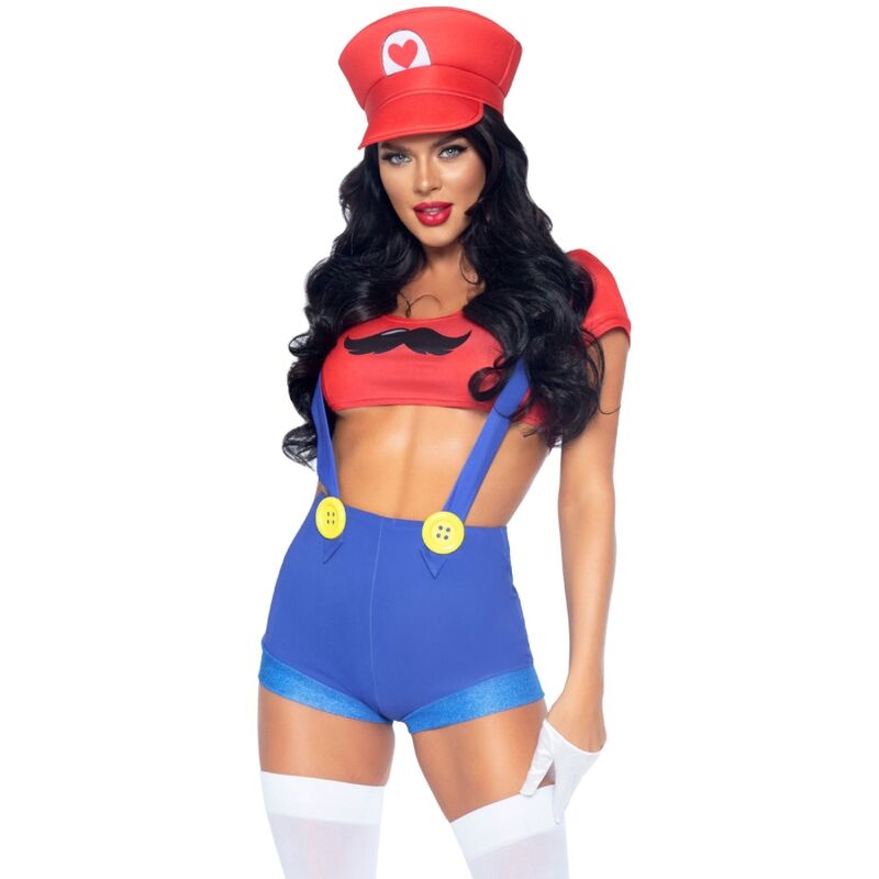 La marca LEG AVENUE COSTUMES nos facilita esta imagen de su producto LEG AVENUE - DISFRAZ SEXY MARIO BROS ROJO/AZUL M para nuestro catálogo.
