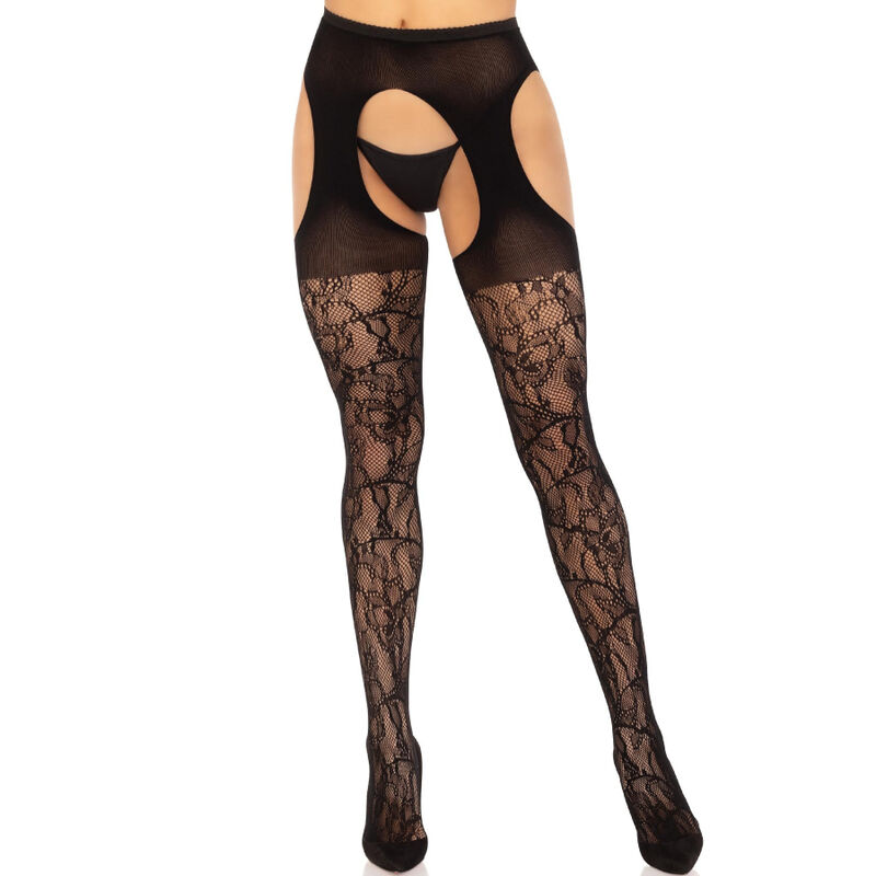 La marca LEG AVENUE HOSIERY nos facilita esta imagen de su producto LEG AVENUE - MEDIAS DE LIGUERO ENCAJE NEGRO para nuestro catálogo.