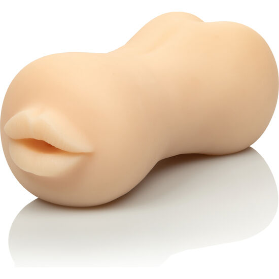 La marca CALEXOTICS nos facilita esta imagen de su producto CALEXOTICS - STROKE IT MASTURBADOR DOBLE BOCA/ANO para nuestro catálogo.