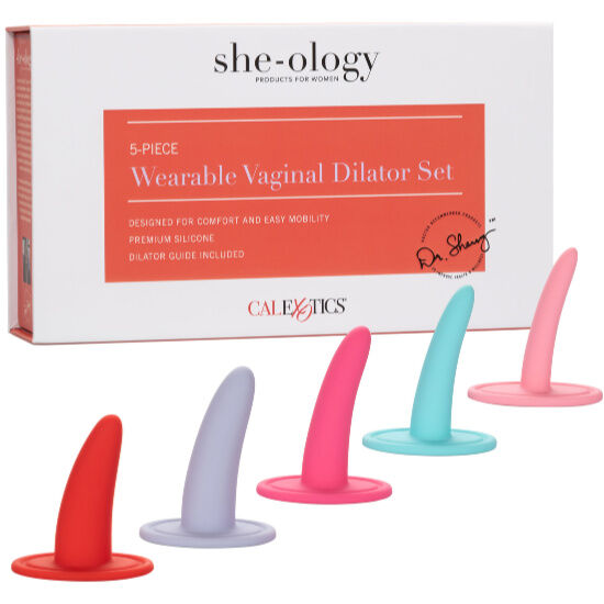 La marca CALEXOTICS nos facilita esta imagen de su producto CALEXOTICS - KIT 5PC DILATADORES VAGINALES O ANALES MULTICOLOR para nuestro catálogo.