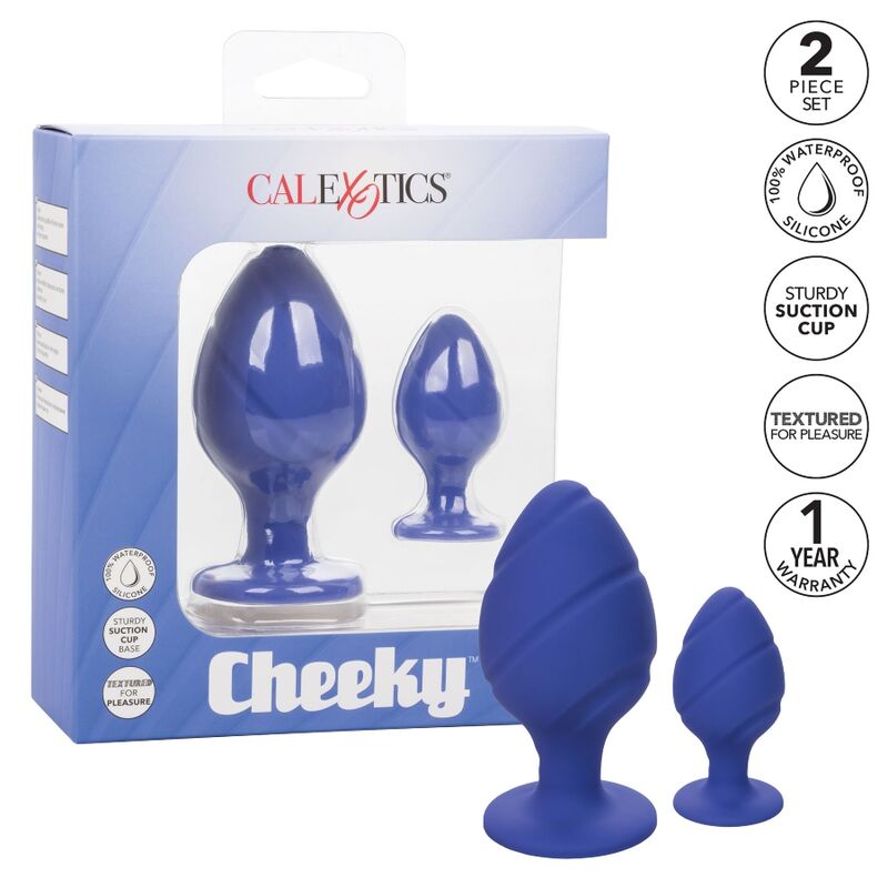 La marca CALEXOTICS nos facilita esta imagen de su producto CALEXOTICS - CHEEKY PLUGS ANALES LILA para nuestro catálogo.
