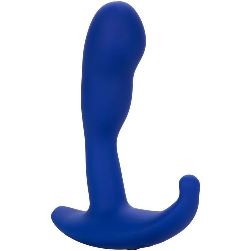 La marca CALEXOTICS nos facilita esta imagen de su producto CALEXOTICS - ADMIRAL CURVED ESTIMULADOR & VIBRADOR ANAL AZUL para nuestro catálogo.