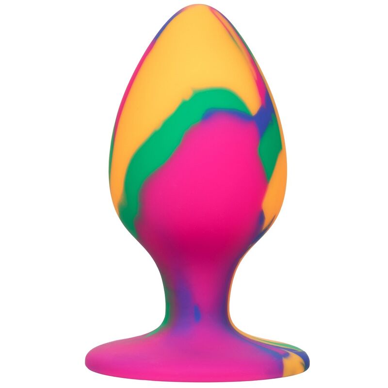La marca CALEXOTICS nos facilita esta imagen de su producto CALEXOTICS - CHEEKY LARGE TIE-DYE PLUG ANAL para nuestro catálogo.