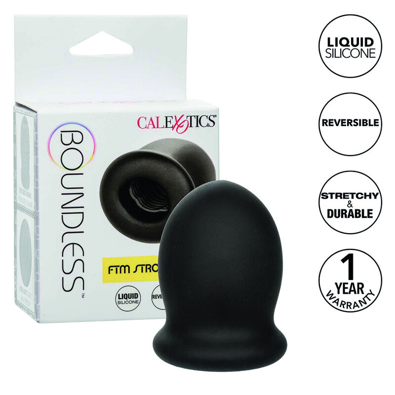 La marca CALEXOTICS nos facilita esta imagen de su producto CALEXOTICS - BOUNDLESS FTM STROKER REVERSIBLE 5CM para nuestro catálogo.