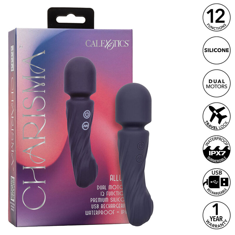 La marca CALEXOTICS nos facilita esta imagen de su producto CALEXOTICS - CHARISMA ALLURE MASAJEADOR DOBLE MOTOR 12 FUNCIONES 17