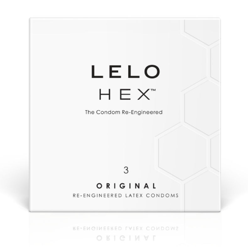 La marca LELO nos facilita esta imagen de su producto LELO - HEX PRESERVATIVO CAJA 3 UDS para nuestro catálogo.