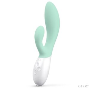 La marca LELO nos facilita esta imagen de su producto LELO - INA 3 VERDE VIBRADOR RABBIT LUJO VERDE AGUA para nuestro catálogo.