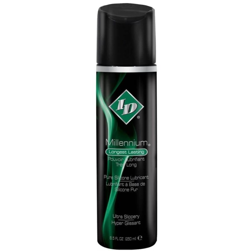 La marca ID MILLENIUM nos facilita esta imagen de su producto ID MILLENIUM - LUBRICANTE BASE SILICONA LONG LASTING 250 ML para nuestro catálogo.