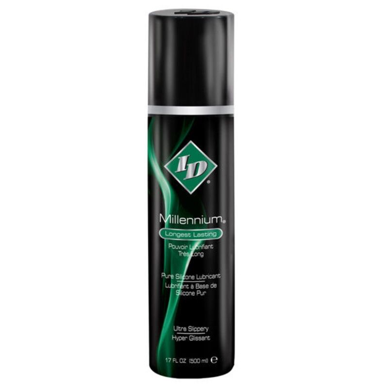 La marca ID MILLENIUM nos facilita esta imagen de su producto ID MILLENIUM - LUBRICANTE BASE SILICONA LONG LASTING 500 ML para nuestro catálogo.