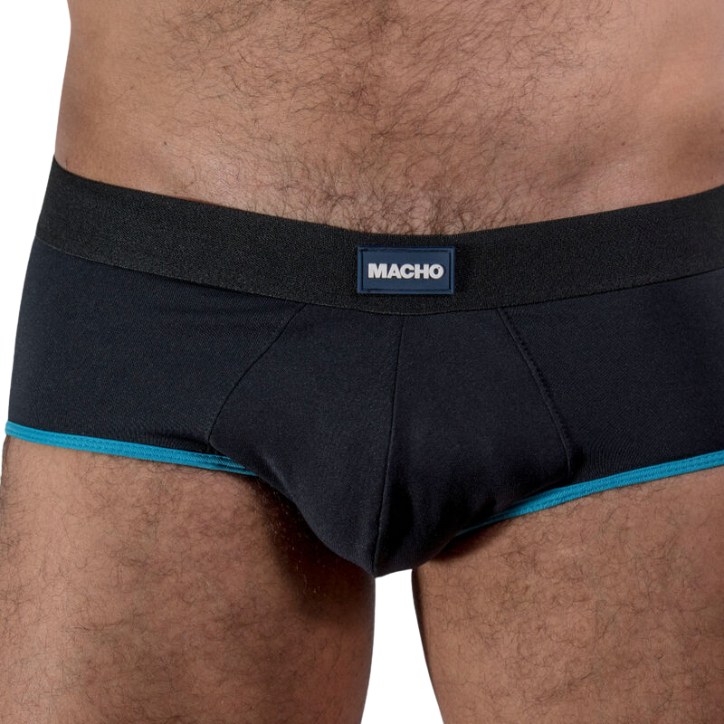 La marca MACHO UNDERWEAR nos facilita esta imagen de su producto MACHO - MS24B CALZONCILLO BRIEF DARK AZUL S para nuestro catálogo.