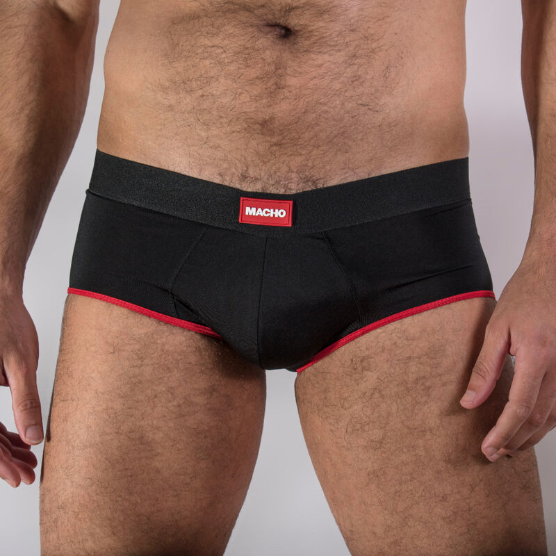 La marca MACHO UNDERWEAR nos facilita esta imagen de su producto MACHO - MS24R CALZONCILLO BRIEF DARK ROJO S para nuestro catálogo.