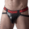La marca MACHO UNDERWEAR nos facilita esta imagen de su producto MACHO - MX25RC JOCK CUERO ROJO L para nuestro catálogo.