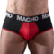 La marca MACHO UNDERWEAR nos facilita esta imagen de su producto MACHO - MS26N SLIP NEGRO/ROJO M para nuestro catálogo.