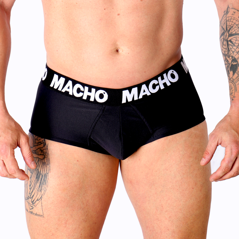La marca MACHO UNDERWEAR nos facilita esta imagen de su producto MACHO - MS30NG SLIP NEGRO L para nuestro catálogo.