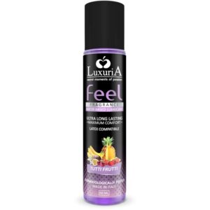 La marca INTIMATELINE LUXURIA nos facilita esta imagen de su producto INTIMATELINE - LUXURIA FEEL LUBRICANTE BASE TUTTI FRUTI 60 ML para nuestro catálogo.