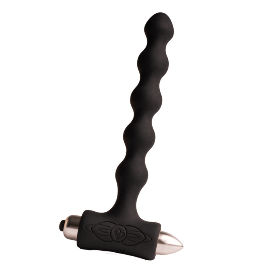 La marca ROCKS-OFF nos facilita esta imagen de su producto ROCKS- OFF - PETITE SENSATIONS PEARLS PLUG ANAL VIBRADOR NEGRO para nuestro catálogo.