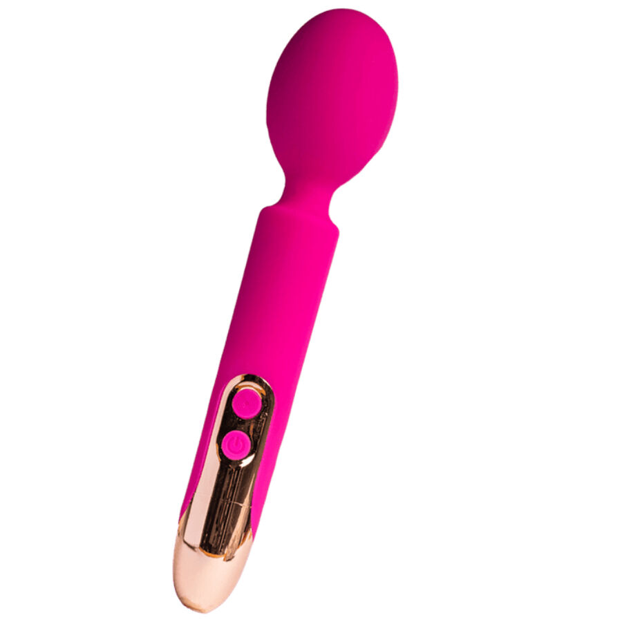 La marca ROCKS-OFF nos facilita esta imagen de su producto ROCKS- OFF - ORIEL VIBRADOR WAND FLEXIBLE FUCSIA para nuestro catálogo.