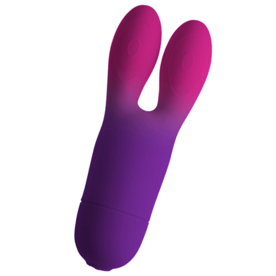 La marca ROCKS-OFF nos facilita esta imagen de su producto ROCKS- OFF - GLO-GIRL BUNNY VIBRADOR FLEXIBLE MORADO para nuestro catálogo.