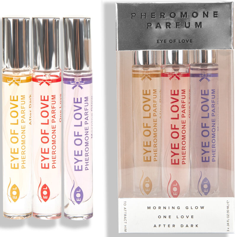 La marca EYE OF LOVE nos facilita esta imagen de su producto EYE OF LOVE - EOL PHR PERFUME 10 ML SET/3 - MORNING GLOW
