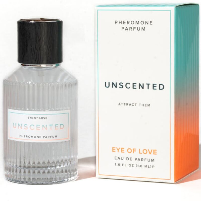 La marca EYE OF LOVE nos facilita esta imagen de su producto EYE OF LOVE - EOL PERFUME FEROMONAS DELUXE 50 ML UNSCENTED ATTRACT THEM para nuestro catálogo.