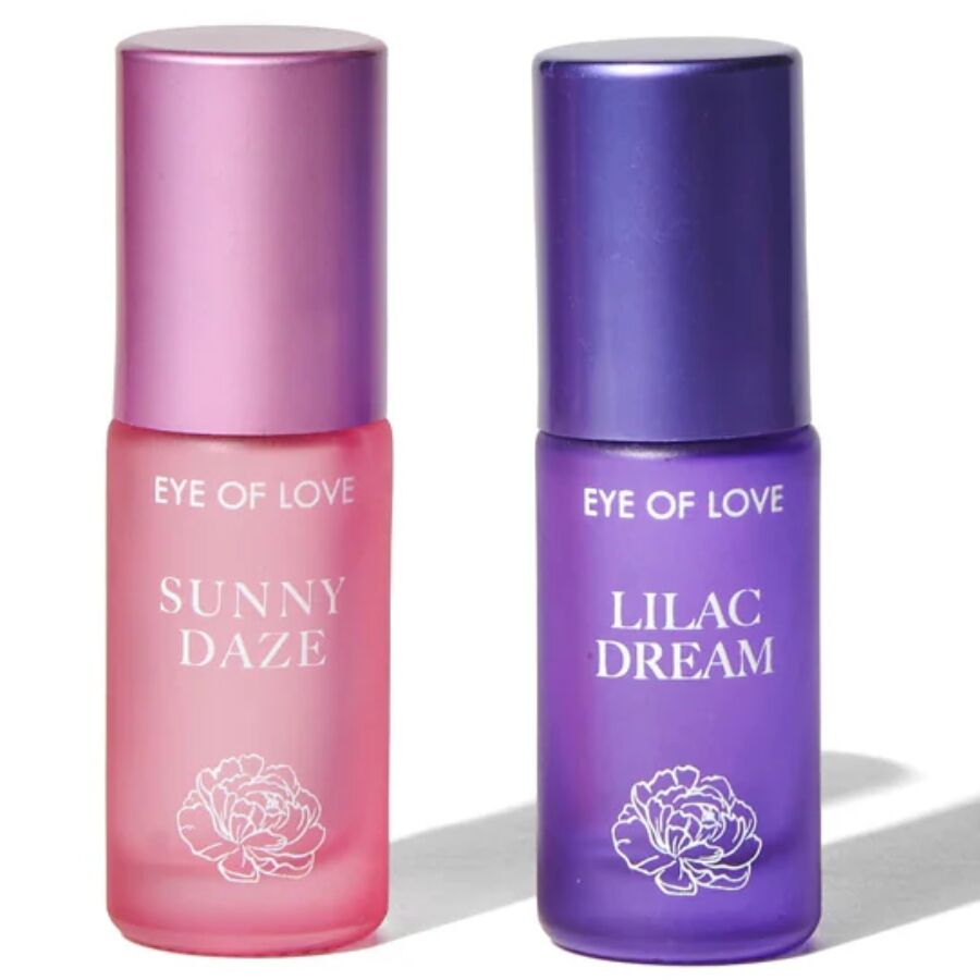 La marca EYE OF LOVE nos facilita esta imagen de su producto EYE OF LOVE - BLOOM SET DE PERFUME ROLL-ON CON FEROMONAS DE DÍA A NOCHE 2 X 5 ML para nuestro catálogo.