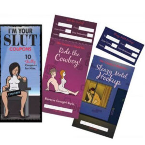 La marca KHEPER GAMES nos facilita esta imagen de su producto KHEPER GAMES - IM YOUR SLUT COUPONS / EN para nuestro catálogo.