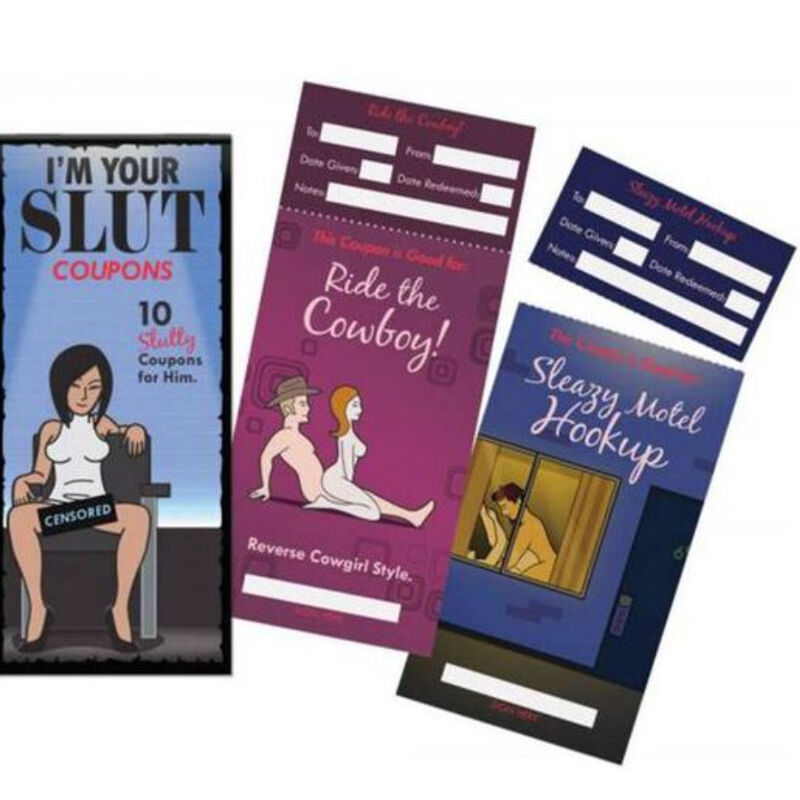 La marca KHEPER GAMES nos facilita esta imagen de su producto KHEPER GAMES - IM YOUR SLUT COUPONS / EN para nuestro catálogo.