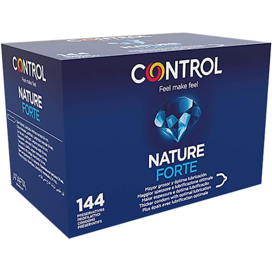 La marca CONTROL CONDOMS nos facilita esta imagen de su producto CONTROL - PRESERVATIVOS NATURE FORTE 144 UNIDADES para nuestro catálogo.