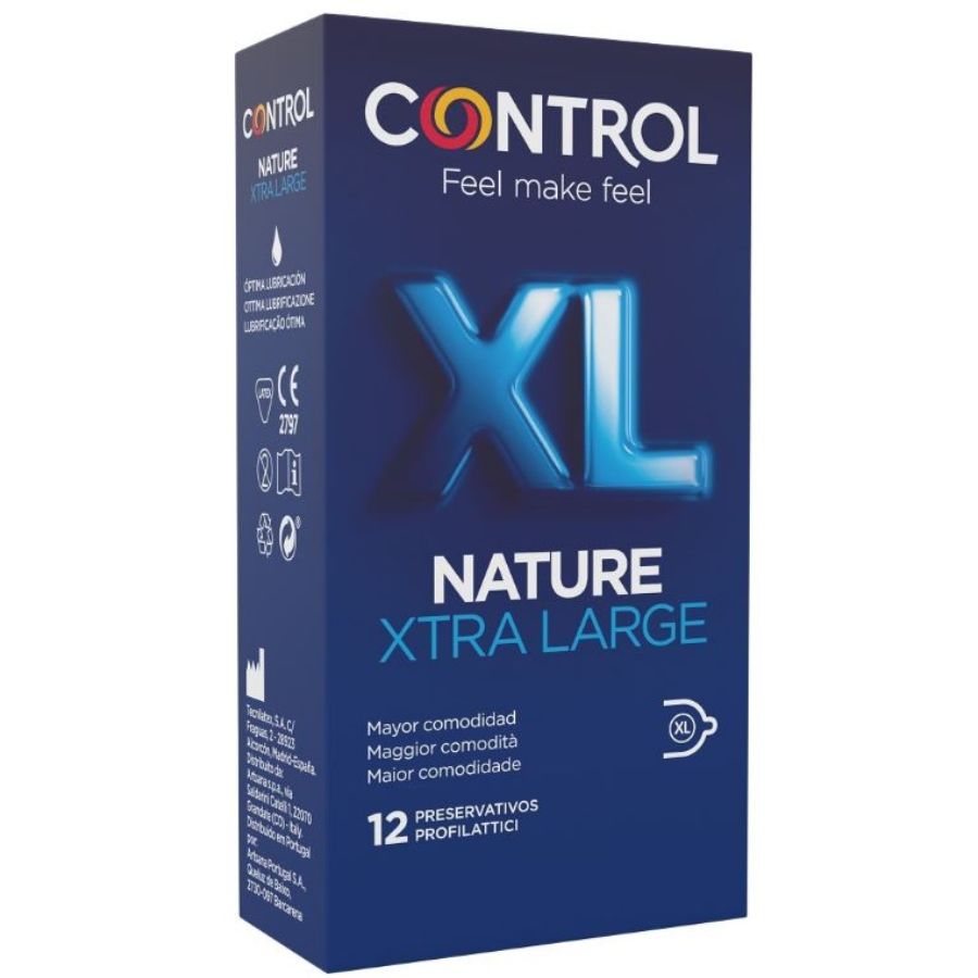 La marca CONTROL CONDOMS nos facilita esta imagen de su producto CONTROL - ADAPTA NATURE XL PRESERVATIVOS 12 UNIDADES para nuestro catálogo.