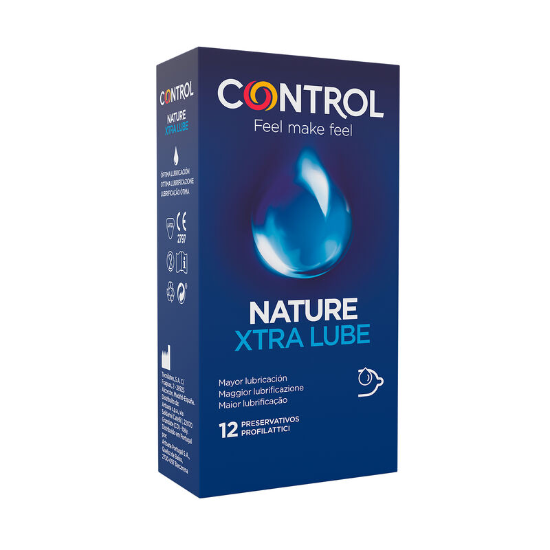 La marca CONTROL CONDOMS nos facilita esta imagen de su producto CONTROL - EXTRA LUBE PRESERVATIVOS 12 UNIDADES para nuestro catálogo.