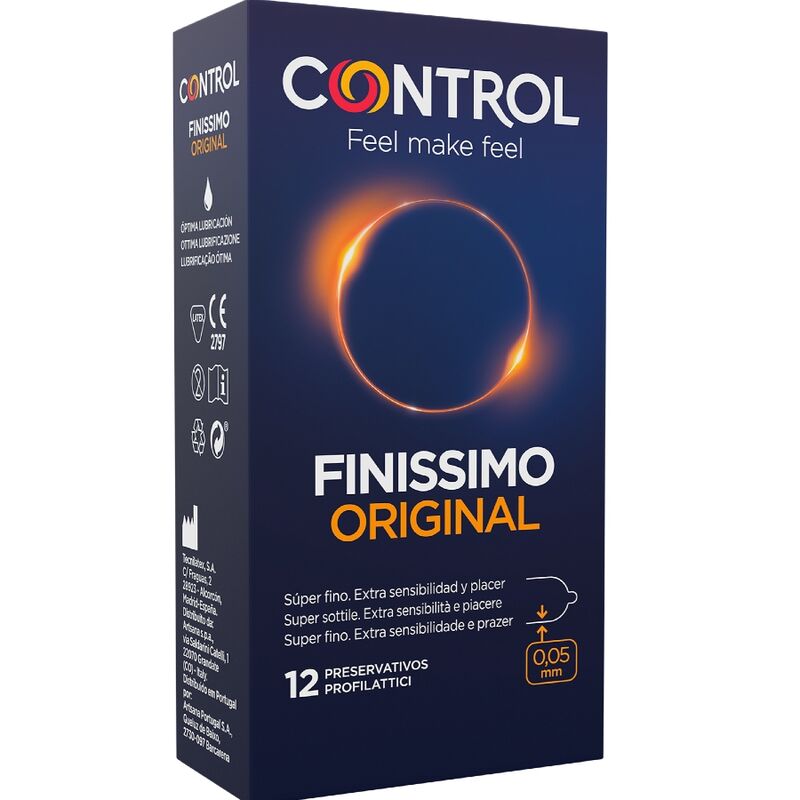 La marca CONTROL CONDOMS nos facilita esta imagen de su producto CONTROL - FINISSIMO PRESERVATIVOS 12 UNIDADES para nuestro catálogo.