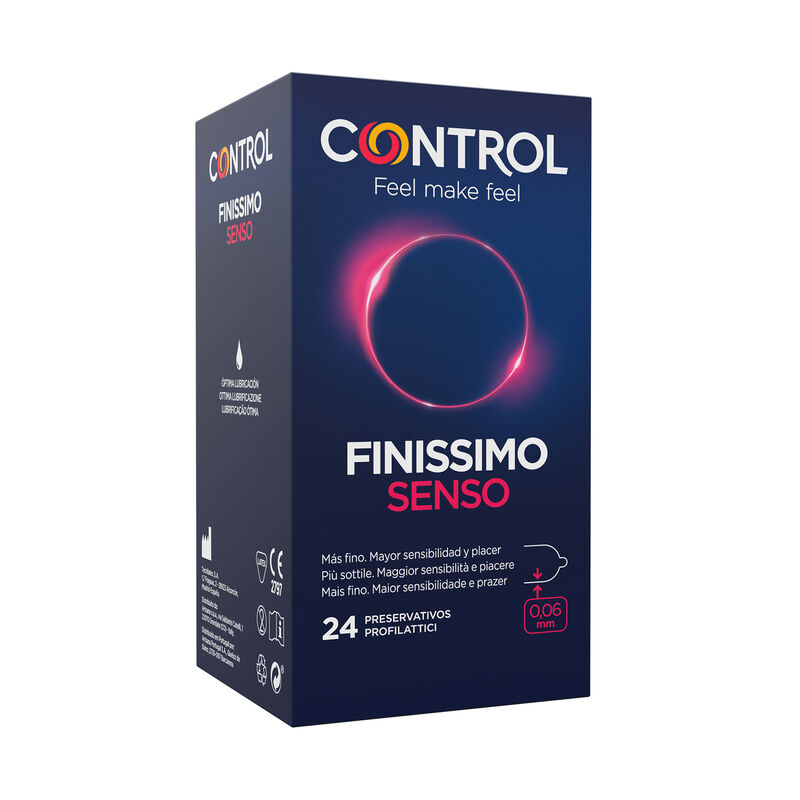 La marca CONTROL CONDOMS nos facilita esta imagen de su producto CONTROL - SENSO PRESERVATIVOS 24 UNIDADES para nuestro catálogo.