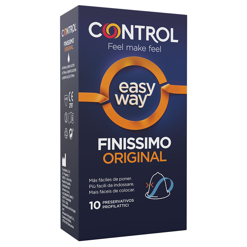 La marca CONTROL CONDOMS nos facilita esta imagen de su producto CONTROL - ADAPTA EASY WAY FINISSIMO 10 UNITS para nuestro catálogo.