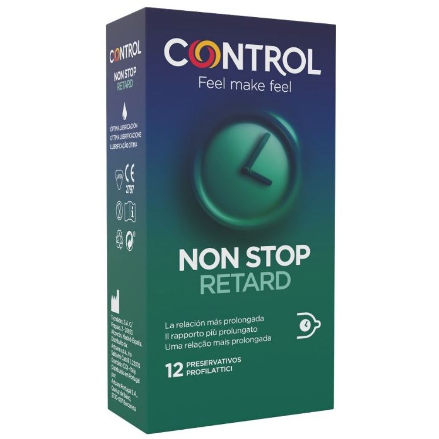 La marca CONTROL CONDOMS nos facilita esta imagen de su producto CONTROL - NON STOP RETARD PRESERVATIVOS 12 UNIDADES para nuestro catálogo.