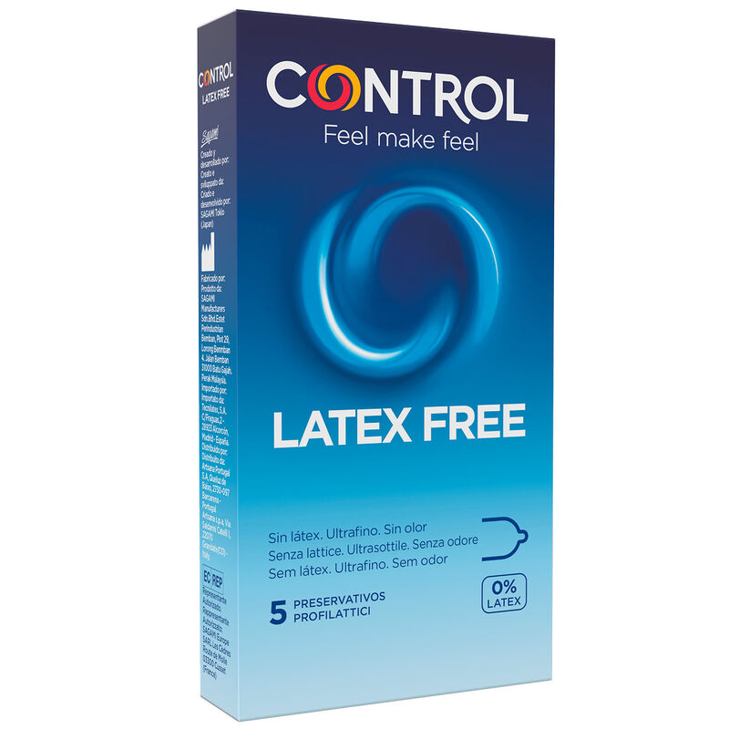La marca CONTROL CONDOMS nos facilita esta imagen de su producto CONTROL - FREE SIN LATEX PRESERVATIVOS 5 UNIDADES para nuestro catálogo.