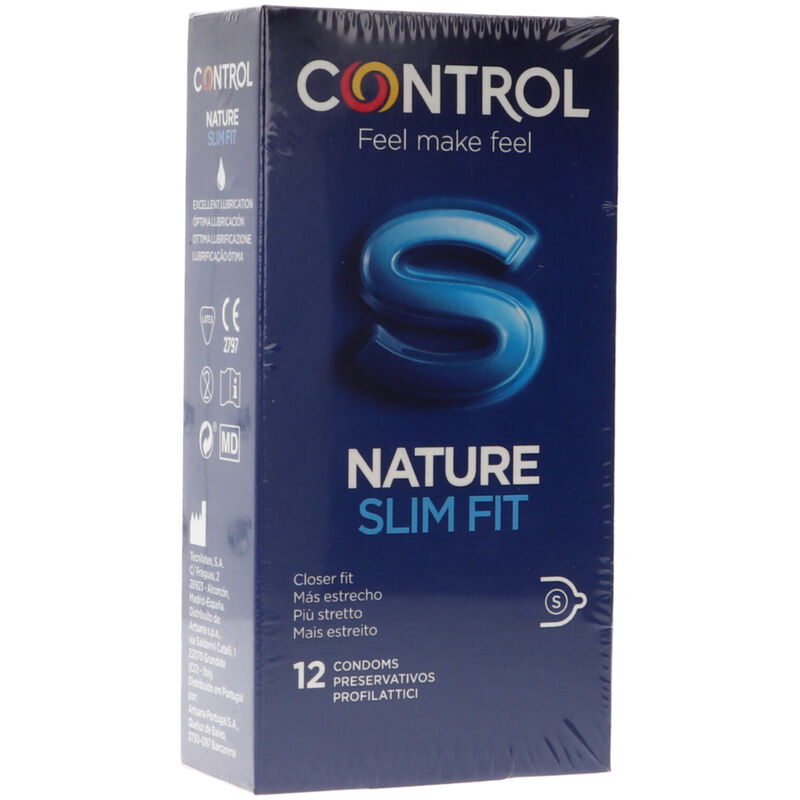 La marca CONTROL CONDOMS nos facilita esta imagen de su producto CONTROL - NATURE SLIM FIT 12 UNIDADES para nuestro catálogo.