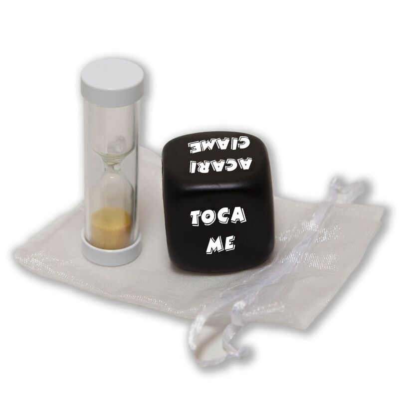 La marca DIABLO PICANTE nos facilita esta imagen de su producto DIABLO PICANTE - DADO DE ACCIÓN CON RELOJ DE ARENA para nuestro catálogo.